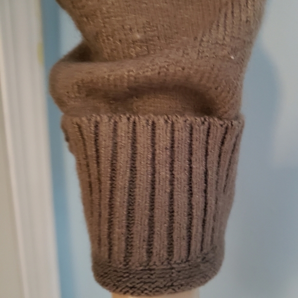 Venus Long Brown Shawl CollarSweater Small - Picture 7 of 9